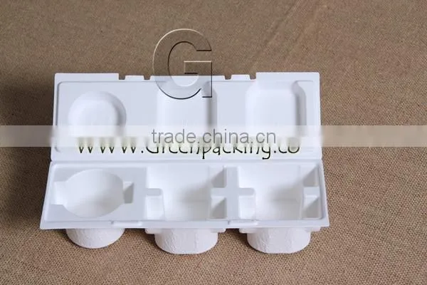 Compostable Customized cosmetics package ECO pulp package