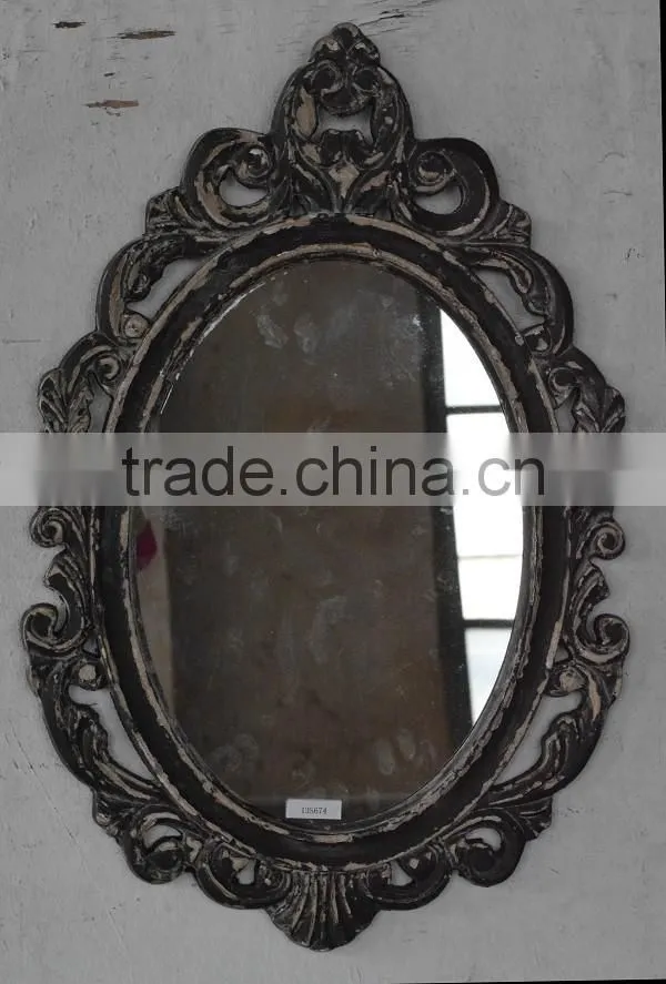TOP SELLING~ 2016 new style antique wooden line colorful mirror frame