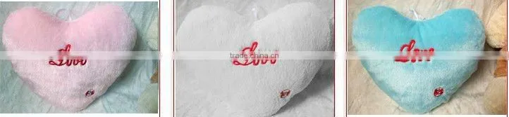 Supply fashion new design plush LED light cushion small order