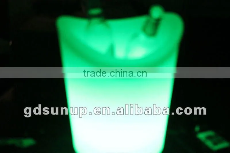 PE Material Rotational Moulding Plastic Modern rechargeable LED wine bucket