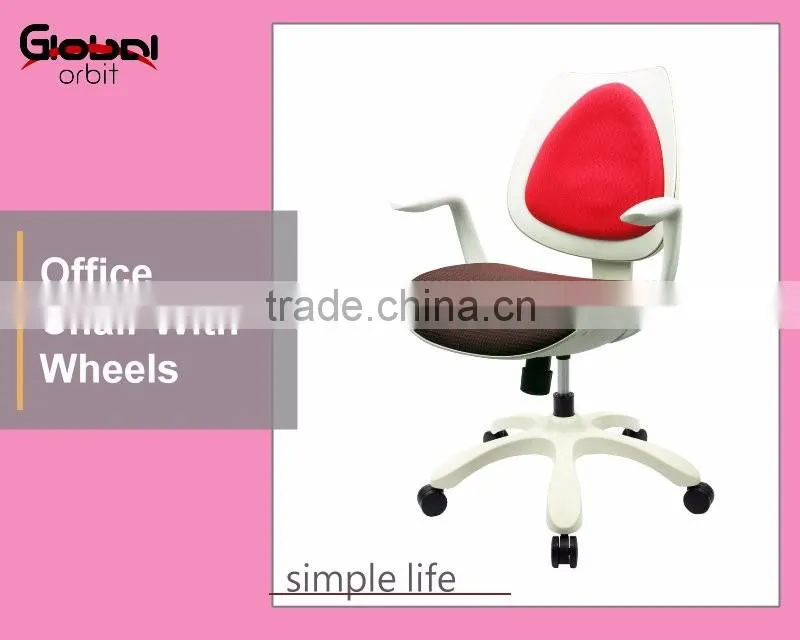 Excellent quality fabric chair without wheels, modern office computer chair