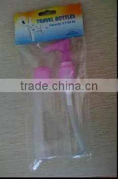 2pcs 2.7oz PET travel bottles set/cosmetic bottle