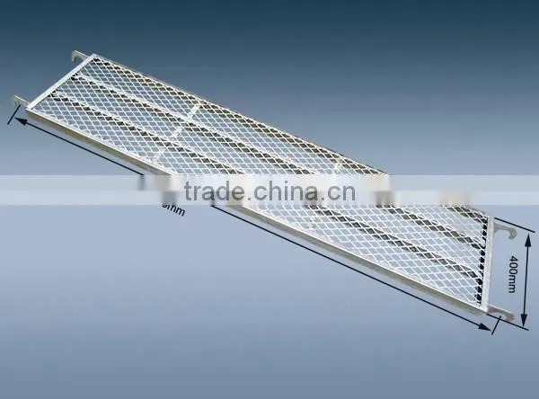 Galvanized steel planks for system scaffold
