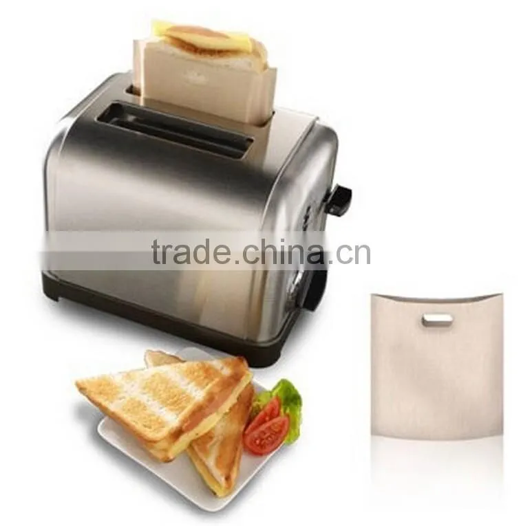 New Design 2 Pack Toastbags Reusable Non-Stick Bags