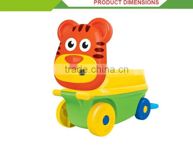 Newest enlighten plastic building block set soft toy tiger pattern