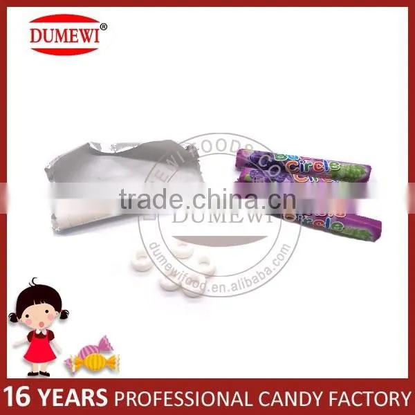 Fruity Pressed Candy Bubble Circle Roll Candy in Bag