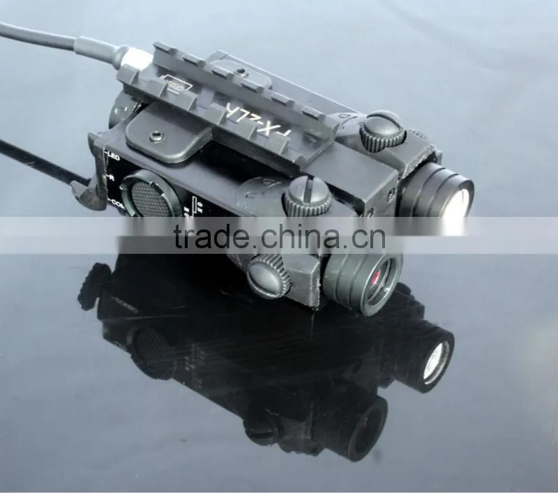 New Military standard Tactical LED light with red laser sight combo (FDA certified)