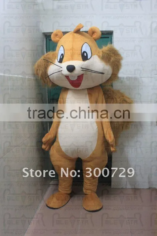 2012 squirrel mascot costume for party NO.2038