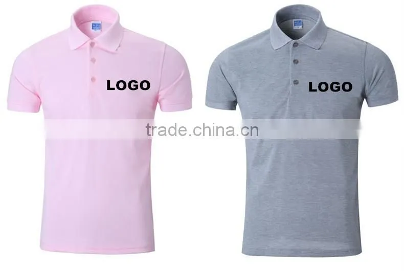 New Design High Quality Custom Logo 100% Cotton T Shirt Mens Polo Shirts Short Sleeve Bulk
