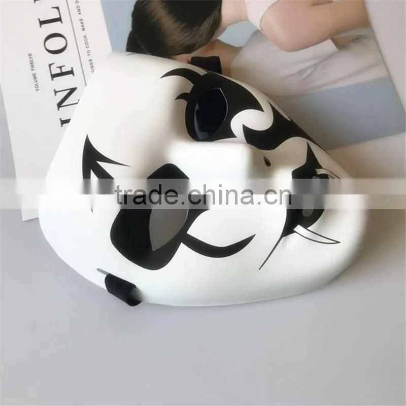 Wholesale new design halloween party resin ghost face masks for funny