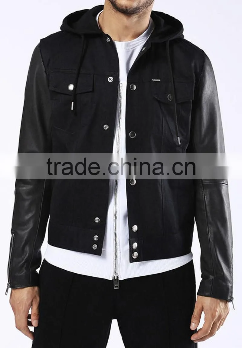 Popular ochre warm up winter coat faux leather shearling jackets men 2017