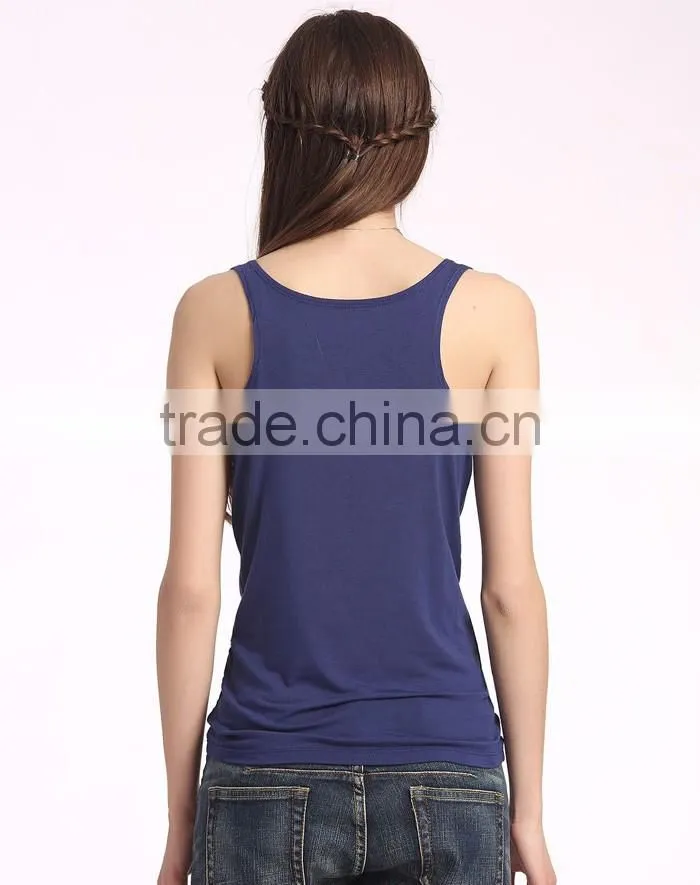Plain cotton comfortable women tank tops wholesale