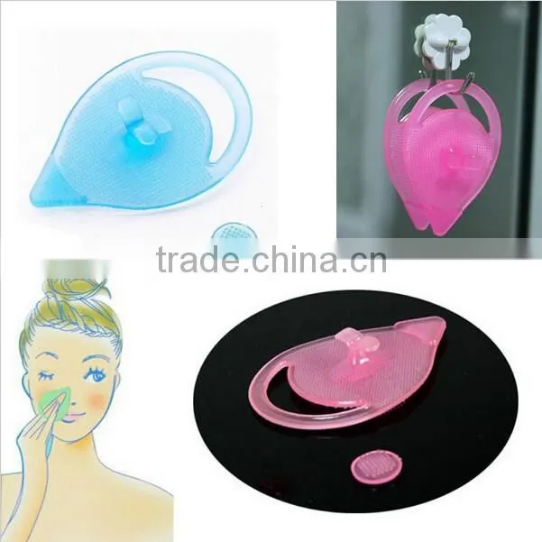 Cosmetic Pad Tool Blackhead Remover Beauty Facial Cleansing Cleanser Scrub Silicon Brush