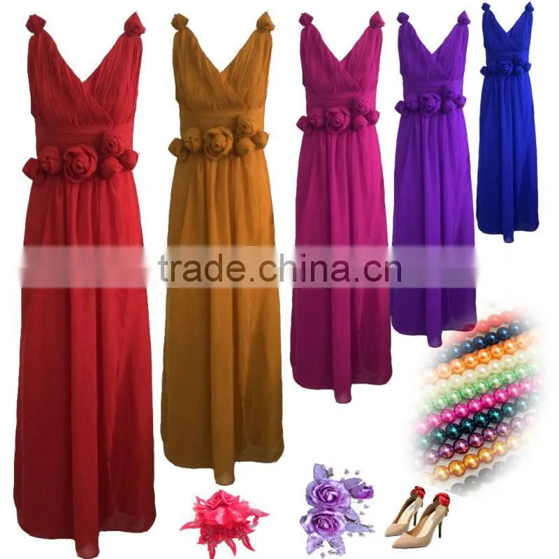 China Supplier Evening Dress Formal Party Ball Gown Prom Wedding Bridesmaid Dress