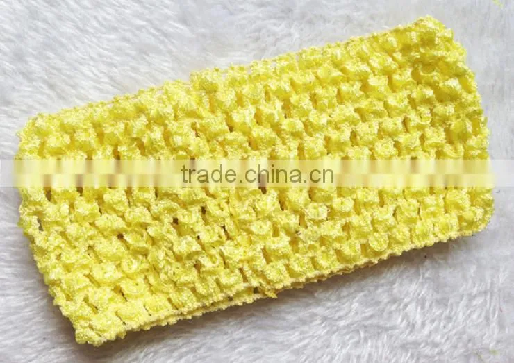 Fashion Baby Elastic Hair Band Girls Soft Head band Stretch Crochet Knit Headwrap