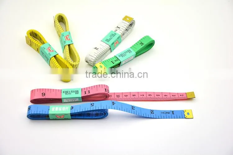 High Quality 1.3*150cm Colorful Brand Sewing Tailor Measuring Tape
