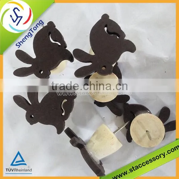 wooden paper clip push pin/push pin/thumb tack pins clips