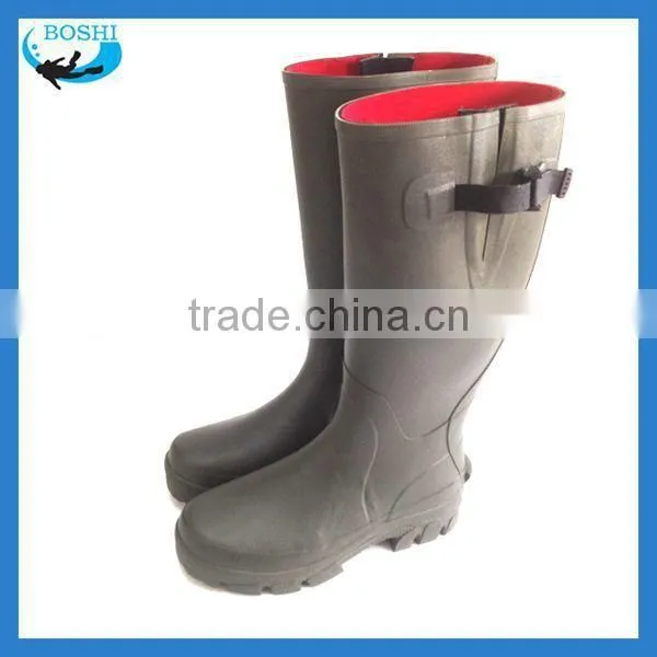 Mens hunting Boots,Neoprene high boots 2015 high quality neoprene and rubber shoes for hunters