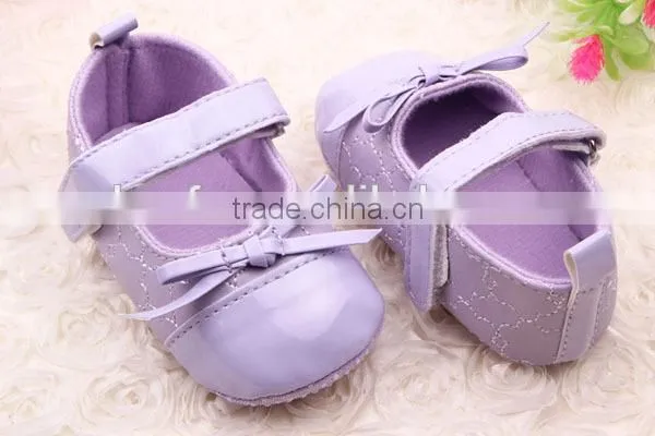 Hot Sale New Design Princess Girl Prewalker Baby Soft Sole Shoes