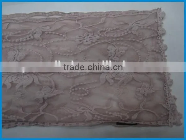 Wholesale korean fashion women lace embroidered scarf