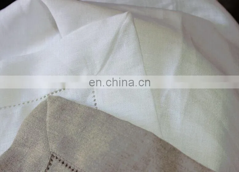 dyeing colors linen napkin in turquoise/blush/taupe color