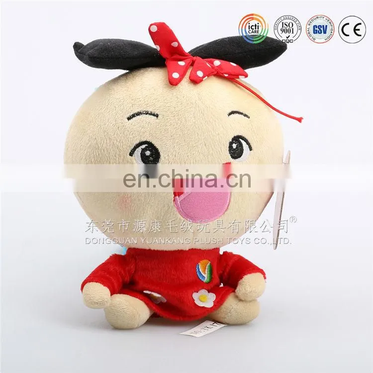 China dongguan factory making plush toy and doll with sound chip