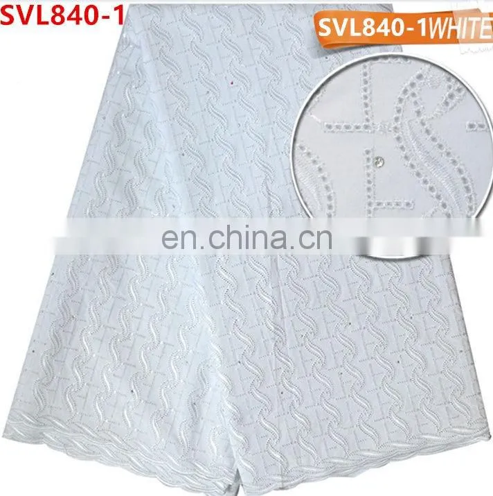 100% Cotton African Swiss Lace Fabric ,African lace cotton fabric ,Swiss cotton lace fabric for men