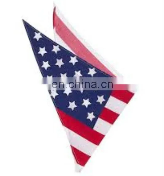 custom floral flag bandana