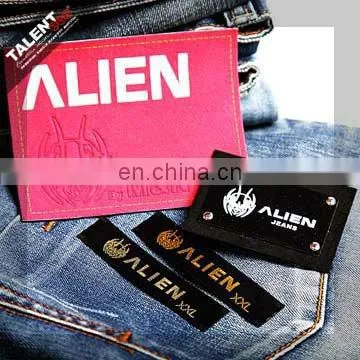 custom design and product series label tag for garment