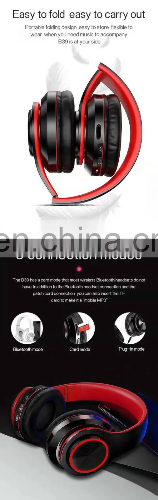 2020 Best Sell Wireless Cancelling Headband Cheaper Sports Stereo Headset Foldable Deep Bass Earphones Headphone