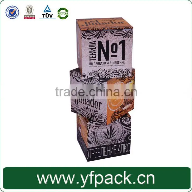 Wholesale Custom Cheap Recycled Decorate Luxury Branded Design Classic Cardboard Paper Wine Box
