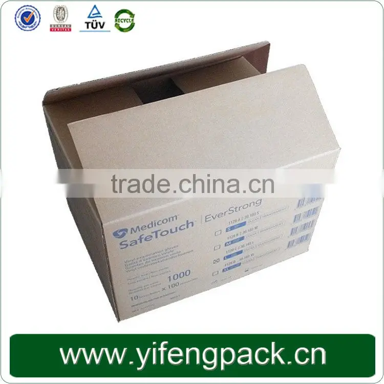 Recycle carton price corrugated paper box
