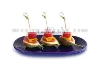 High quality Disposable Natural Bamboo Finger Food Sticks