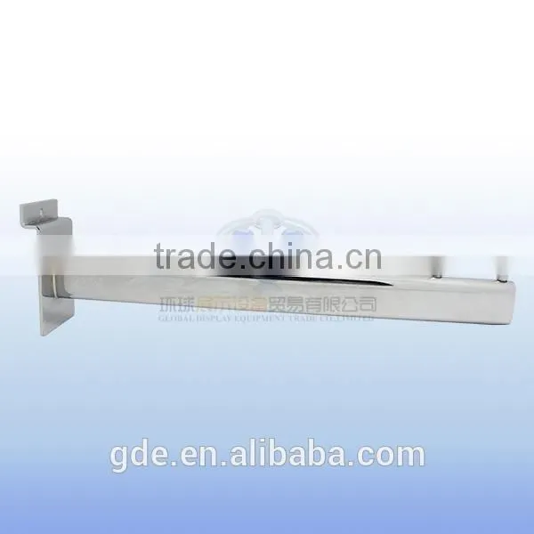 Metal chrome slatwall display hook for shopfittings