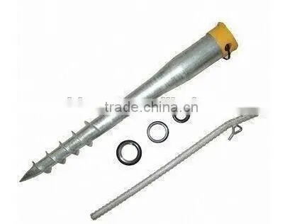 Widely used made in China ground screw anchor for fence