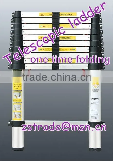 Aluminium telescopic ladder(with EN131 Certification)