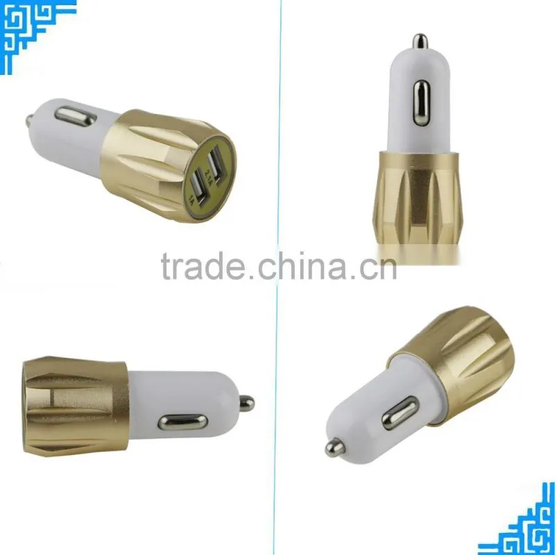 Vehicle double usb car charger hot consumer electronics for mobile charger