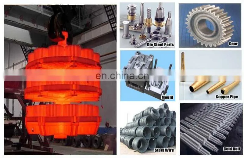 pit or well type gas carburizing furnace