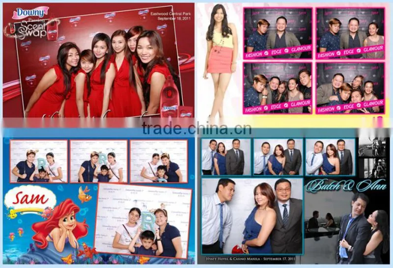 Traditional Closed Photo Booth With Tent For Party