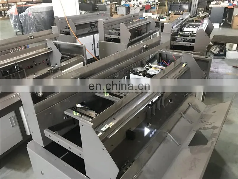 UK5 7inch Touch Screen Silence mute Hot thermal glue book cover binder, notebook hotmelt glue bookbinding machine