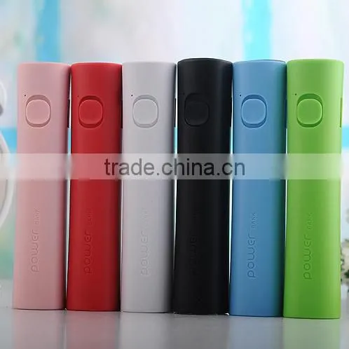 Mini Protable flashlight power bank 2600mAh low price for mobile