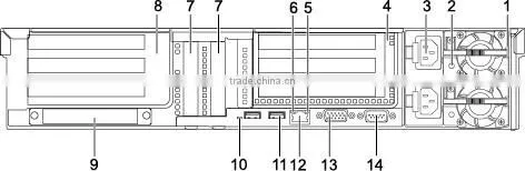 Original Quidway HUAWEI 2U rack server RH2288H V3 with GE ports