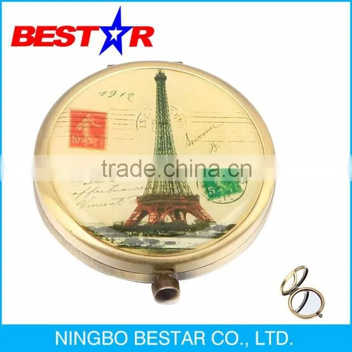 Plastic Pocket Mirror with Single Side