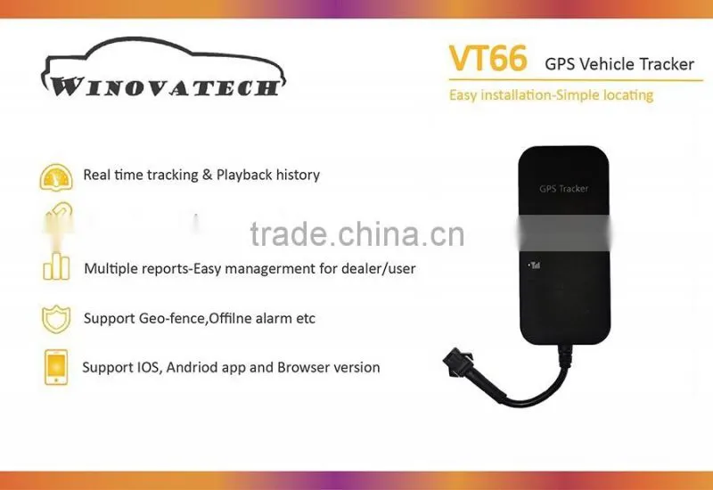 Winovatech VT66 Easy Installation GPS Vehicle Tracker