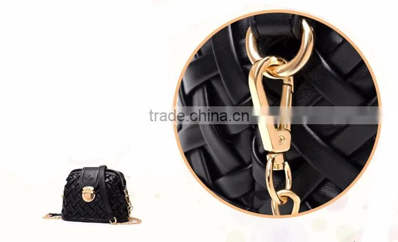Fashion Weave Retro Shoulder Bag Cross Body Handbag Messenger woman hand bag