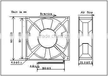 XD6025CK DC AXIAL FAN