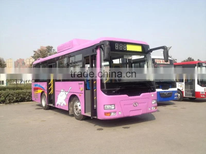 35-38seats 8.6meters length Rear engine bus passenger door before the front Axle