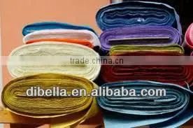 Eco-Friendly 100% bamboo bedding fabric solid dyed 280cm