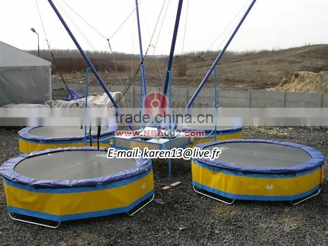 Happy Jumping Time Adventure Interactive Bungee Trampoline, Bouncer Trampoline