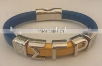 magnetic leather handmade bracelet bangle greek Sigma Gamma Rho Sorority Greek SGR custom LOGO Fraternity Sorority jewelry